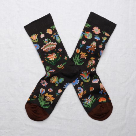 Socks Black Tapestry